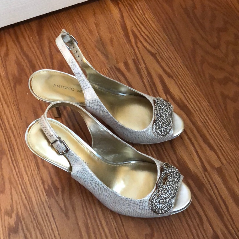 Silver Antonio Melani Dressy Heels